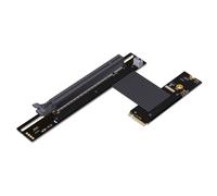 Riser PCIe 4.0 M.2 NVMe A X16 con Snodo A 90° per Scheda Grafica, Este7265