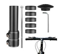 Riser per manubrio della bicicletta, regolabile in lega di alluminio, per mountain bike, per strada, città, esercizio, ciclismo, pendolarismo, tapis roulant assist