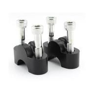 Riser per manubrio moto Compatibile Con CB1100RS Per CB1100EX Adattatore Per Morsetto Di Montaggio Del Riser Del Manubrio Della Motocicletta Codice Di Innalzamento Motociclette Sostituisci(Black)