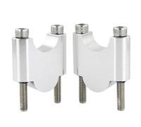 Riser per manubrio moto Compatibile Con CB700 1982-1986 Per CB750 1979-1982 Per CB1100 1980-1983 Per CB1100 2012-2020 22mm 7/8 "Riser Manubrio CNC Billet(Silver,40mm)