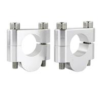Riser per manubrio moto Compatibile Con FORZA 250 NSS 2001 2002 2003 2004 2005 2006 2007 2008 Moto 22mm 7/8 "Riser Di Montaggio Sul Manubrio(Silver,20mm)