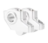 Riser per manubrio moto Compatibile Con Per F800ST 2006 2007 2008 2009 2010 2011 2012 2013 22mm 7/8" Riser Manubrio Offset Per Motocicletta Spostati Indietro Sollevati Estesi(Matte Silver)