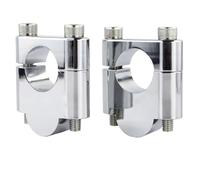 Riser per manubrio moto Compatibile Con Per XV 750 Virago 1992-1994 Per XV 1000 Virago 1986-1989 Per FMX 650 2005-2009 7/8" 22mm Riser Manubrio Morsetti Moto(Chrome,30mm)