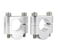 Riser per manubrio moto Compatibile Con Per Z650 RS 2021-2024 Per Z400 2018-2024 Per Z500 / SE 2024 Riser Per Manubrio Per Motocicletta Morsetti Di Montaggio Da 22 Mm 7/8"(Silver,20mm)