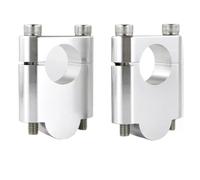 Riser per manubrio moto Compatibile Con Per Z650 RS 2021-2024 Per Z400 2018-2024 Per Z500 / SE 2024 Riser Per Manubrio Per Motocicletta Morsetti Di Montaggio Da 22 Mm 7/8"(Silver,40mm)