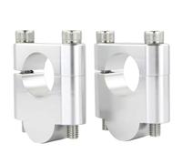 Riser per manubrio moto Compatibile Con Per Z650 RS 2021-2024 Per Z400 2018-2024 Per Z500 / SE 2024 Riser Per Manubrio Per Motocicletta Morsetti Di Montaggio Da 22 Mm 7/8"(Silver,30mm)