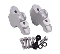 Riser per manubrio moto Compatibile Con R1300GS Per Adventure 2023 2024 2025 Accessori Per Motociclette Morsetto Di Sollevamento Del Manubrio Modifica Universale(Silver)