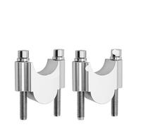Riser per manubrio Per Can Am Per OUTLANDER Per MAX 1 Coppia Moto Universale Manubrio Riser Bar Mount Maniglia Morsetto 28mm 1/8 "22mm 7/8"(Argento,22mm)