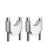 Riser per manubrio Per Can Am Per OUTLANDER Per MAX 1 Coppia Moto Universale Manubrio Riser Bar Mount Maniglia Morsetto 28mm 1/8 "22mm 7/8"(Argento,28mm)