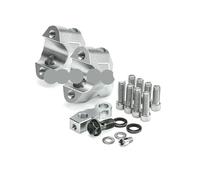 Riser per manubrio Per CFMOTO 800MT 800 MT CF Manubrio Riser Morsetto Adattatore Di Estensione Ascensore Pad 3 CENTIMETRI Tubo Freno(Argento)