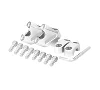Riser per manubrio per moto Per Suzuki Per Vstrom 650 7/8 "22mm Universale Del Motociclo Manubrio Riser Aumentato Morsetto Indietro Spostare Adattatore Di Montaggio(Argento)