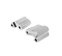 Riser per manubrio Per Sportster Per 1200X Riser Manubrio In Alluminio CNC Da 2" Con Estensione Blocco Di Sollevamento Manubrio Da 1" per manubrio Set Moto(Black)