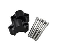 Riser per manubrio Per TRX450 PER TRX400 PER TRX350 Universale 1 Coppia Moto 28mm 1/8 "22mm 7/8" Manubrio Riser Bar Mount Maniglia Morsetto(Nero,22mm)