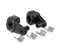 Riser per manubrio rialzato per manubrio da 22MM 7/8"-28MM 1 1/8" per Mount Clamp Riser Riser per Manubrio(Black set)