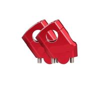 Riser per manubrio Riser Manubrio Universale Per Moto Motocross Supporto Per Morsetto Rialzato Accessori Per 22mm/28mm(Rosso,28mm)