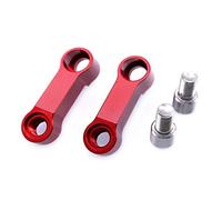 Riser per specchietto 1 paio di montaggio prolunga moto, adattatore universale per montaggio specchietto in lega di alluminio Adattatore per specchietto retrovisore da 10 mm