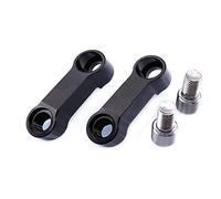 Riser per specchietto 1 paio di montaggio prolunga moto, adattatore universale per montaggio specchietto in lega di alluminio Adattatore per specchietto retrovisore da 10 mm