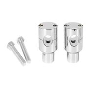 Riser Per Suzuki Per Intruder Per Marauder Per Boulevard Nero Cromato Manubrio Riser Staffa Morsetto Per Manubri Da 1'' 7/8" 22MM 25MM Riser Manubrio(Chrome 22mm)