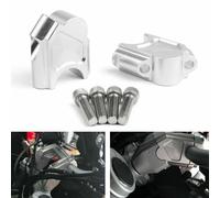 Riser prolunghe Alza Manubrio Adattatore Per BMW F800GS 2008-2017 Argento H7