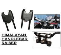 Risers neri "Handle Bar adatti per Royal Enfield Himalayan 411"