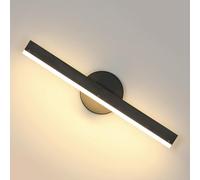 Riserva 12W Moderno Lampada da Parete, 3000K LED Applique da Parete Interno, Lampada a Muro Ruotabile a 300° per Soggiorno Camera da Letto Corridoio Scale…