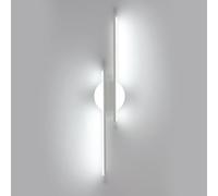 Riserva Applique da Interno Moderno, 24W Lampada da Parete LED, Bianco Applique Led in Alluminio per Camera da Letto, Soggiorno, Corridoio, Balcone, 6500K Bianco Freddo