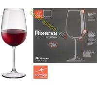 Bormioli Riserva Bordeaux Confezione Set 6 Calici Da Vino Trasparente In Vetro
