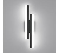 Riserva Lampada da Parete Interno Moderno 16W, 6500K Bianco Freddo, Nero