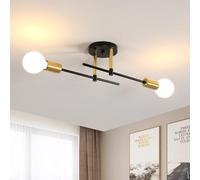 Riserva Lampadario Soffitto Industrial, Plafoniera Sputnik Moderno Forma DIY, E27 Lampada da Soffitto in Ferro Vintage per Camera da letto, Soggiorno, Cucina, Corridoio