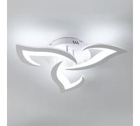 Riserva LED Plafoniera Moderna, 36W Lampada da Soffitto in Acrilico 6500K Luce Bianca Fredda, Interno Lampadario da Soffitto Forma di Petalo di Moda per Camera da Letto, Soggiorno, Sala, Bianco