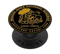 Riserva nazionale Maasai Mara Parco del Kenya Safari Contea di Narok PopSockets PopGrip Adesivo
