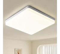 Riserva Quadrata Plafoniera LED Soffitto 48W, Lampada Plafoniere 4500K Luce Bianco Naturale per Camera da Letto, Cucina, Soggiorno, Ufficio, Balcone, Bagno
