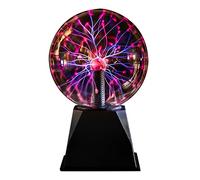 Riserva Sfera al Plasma Magica, 6 Pollici Lampada a Sfera al Plasma Sound Sensitive Touch, Sfera Luminosa Magica per Feste, Decorazioni, Prop, Home, Rossa