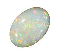 RISHAB GEMSTORE Opale naturale certificato in laboratorio AA di qualità super australiana a forma ovale naturale da 7,25 a 7,50 ratti Gemma sfusa di opale di fuoco naturale australiano, Gemma sfusa