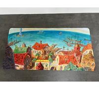 Rishadan Port Playmat MAGIC MTG Tappetino porto di rishada Stitched 60 x 30 cm