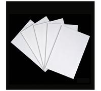 RISHORI 10pcs Lastra in Plastica ABS Bianca, Pannello Termoformabile, Dimensioni 100mmx100mm Spessore 0.5-1mm, Resistente agli Urti per Fai da Te DIY e Modellismo,100mmx100mmx0.8mm