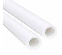 RISHORI 2 Pezzi Barra Rotonda Cava in PTFE Lunghezza 500 mm, Diametro Esterno 69-75 mm x Diametro Interno 65 mm,69mm OD x 65mm ID