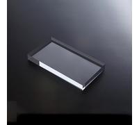 RISHORI Blocco Acrilico Blocchi Cuboidi Trasparenti Cubo Rettangolare Eccezionale Chiarezza Alzate Forte Lucentezza Base per L'esposizione di Collane Osmetiche,15x8x1.5cm