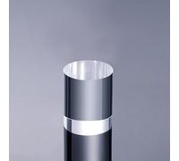 RISHORI Blocco Acrilico Cilindro Blocchi Trasparenti Alzate in Acrilico Diametro 5cm Stand Modello Cosmetico Base Pregevole Fattura Adatto per Eventi Aziendali,8cm