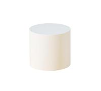 RISHORI Cilindro A Blocco Acrilico Blocchi Bianchi Alzate in Acrilico Diametro 5cm Espositori per Modelli Cosmetici Base Moderna per L'esposizione di Figurine Bambole,Height 5cm