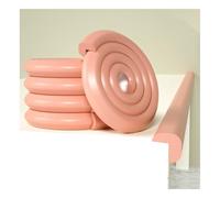 RISHORI Strisce di Protezione per Angoli, Strisce Anticollisione Autoadesive, Strisce di Protezione Anticollisione per Mobili, 4 Metri,Pink