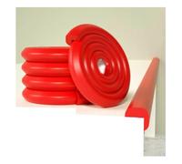 RISHORI Strisce di Protezione per Bordi E Angoli, Autoadesive, Lunghe 10 Metri, con Paraspigoli, Adatte A Tutti I Mobili, Resistenti E Antiurto.,Red