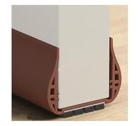 RISHORI Striscia di Tenuta per Giunzioni di Porte, Striscia di Tenuta Inferiore per Porte, Striscia di Riempimento Fessure Antivento E Insonorizzante,Brown 3pack