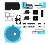 Risidamoy Set completo di ricambio completo per altoparlante inferiore parti della rete antipolvere per iPhone 11 Pro Staffa per microfono posteriore in rete con scheda madre Protezione per