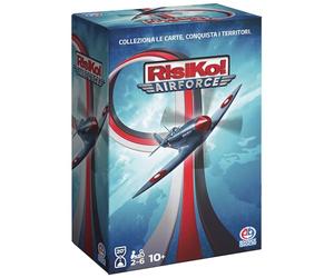 Risiko, RisiKo! Airforce, Gioco Di Carte Strategico, 10+ Anni | 42 Territori, Attacchi Con I Dadi, Crisi Da Evitare, Partite Da 20 Minuti, Tattica Logica e Decisioni, Alta Rigiocabilità