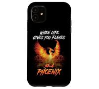 Rising Phoenix Flames Fuoco Uccello Rinascita Mitico amante Regalo Custodia per iPhone 11