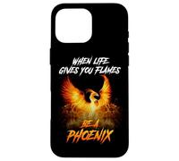 Rising Phoenix Flames Fuoco Uccello Rinascita Mitico amante Regalo Custodia per iPhone 16 Pro Max