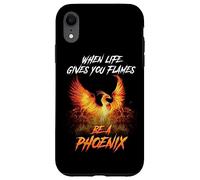 Rising Phoenix Flames Fuoco Uccello Rinascita Mitico amante Regalo Custodia per iPhone XR