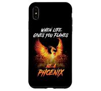 Rising Phoenix Flames Fuoco Uccello Rinascita Mitico amante Regalo Custodia per iPhone XS Max