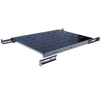 rising ripiano fisso rack server 1U 48,3 cm scaffale 4 post Mount regolabile rete profonda per server rack 21.5"-28" depth